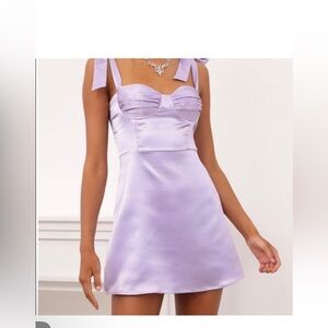 Lucy in the Sky Lavender Mini Dress